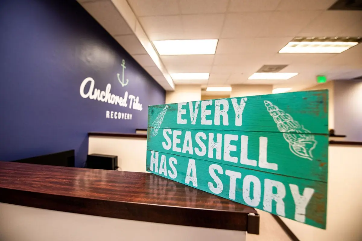 Anchored Tides Recovery reception area