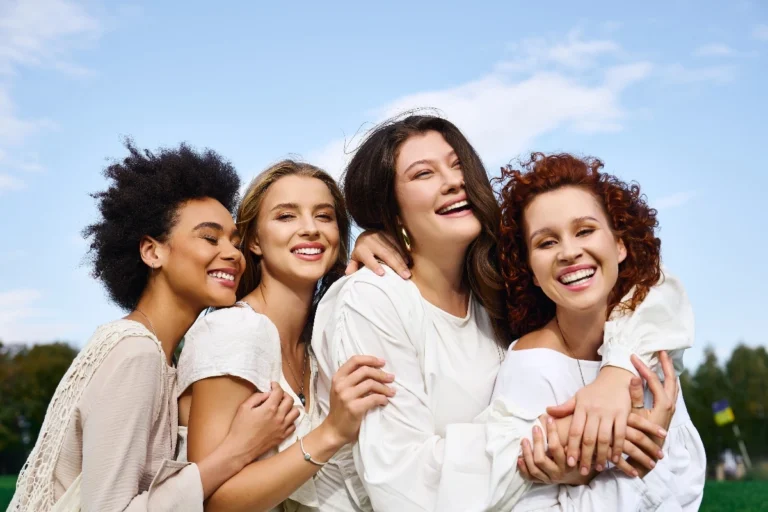 How Anchored Tides Recovery Can Help - group of happy women - mental wellness